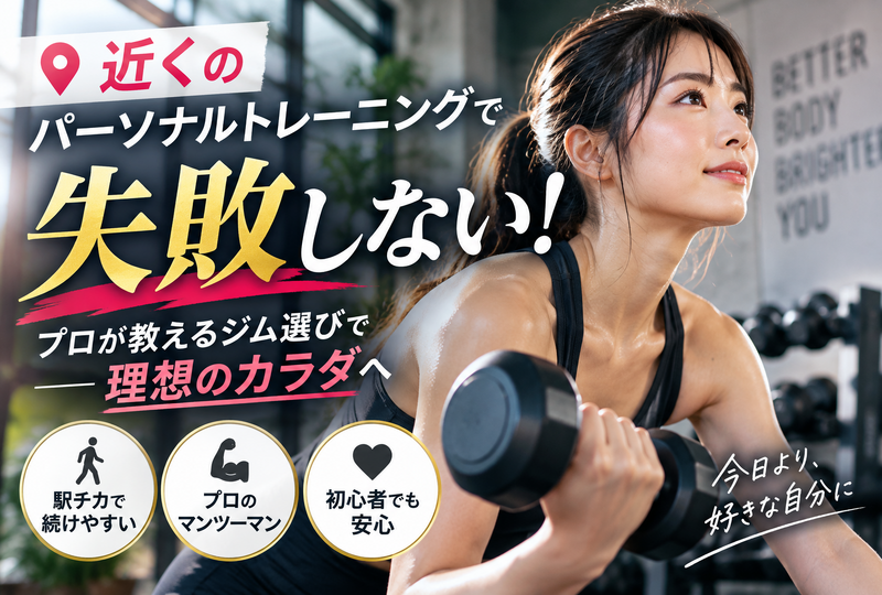画像812：近くのパーソナルトレーニングで失敗しない！プロが教えるジム選びと身体改革