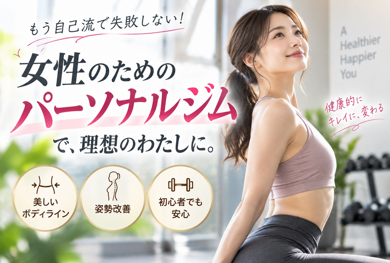画像814：女性向けパーソナルトレーニングジムで痩せる秘訣！姿勢改善と後悔しないジム選び