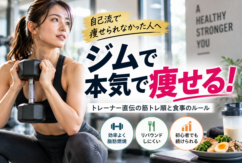 画像884：ジムトレーナー直伝のダイエット！痩せる筋トレの順番と食事管理の黄金ルール
